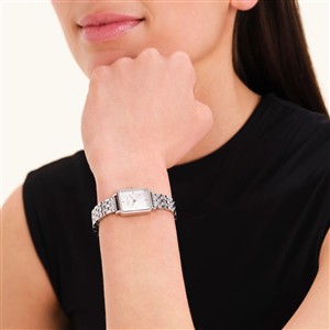 Rosefield Armbanduhr Octagon XS Silber – Bild 4