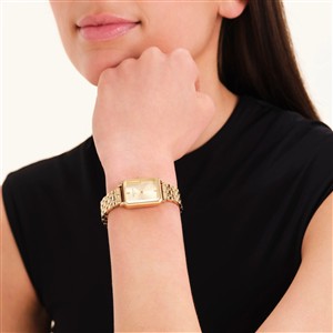 Rosefield Armbanduhr Octagon Champagne – Bild 3
