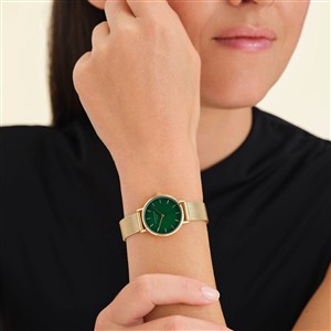 Rosefield Armbanduhr Small Edit Smaragdgrün – Bild 4