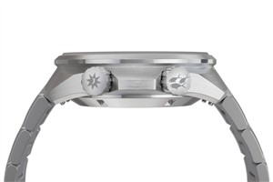 Junghans Armbanduhr Aquaris Diver Grün mit Kautschuk-Wechselband – Bild 3