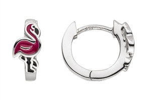 Juwelier Schell 180600 FSK Scharniercreolen Pinker Flamingo 86659-01-006