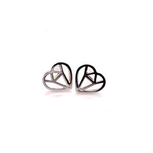 Juwelier Schell 165409 Cuckoowelen Ohrstecker modern heart poliert 165409