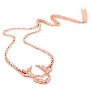 Juwelier Schell 168327 Cuckoowelen Collier Hirschherz groß 158630 42