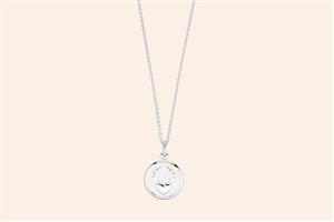 Juwelier Schell 165867 Cuckoowelen Anhänger Yana Herzgeweih Groschen Mittel 1-02-005-S