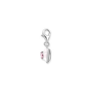 Thomas Sabo Charm-Anhänger Herz mit pinkem Stein – Bild 2