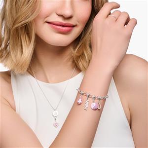 Thomas Sabo Charm-Anhänger pinker Tropfen – Bild 2