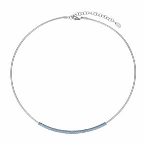 Juwelier Schell 171719 Pesavento Collier Shiny Silver + Pulvere Blue Santorini | Polvere di Sogni Colorata WPSCG002