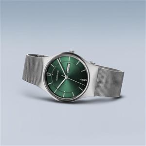 Bering Armbanduhr Day Date Classic | silber gebürstet – Bild 3