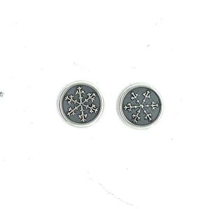 Cuckoowelen Ohrstecker Schneeflocke Groschen – Bild 2