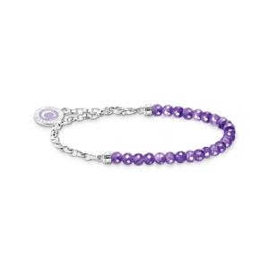Juwelier Schell 172410 Thomas Sabo Charm Armband Amethyst Silber A2130-007-13-L17V