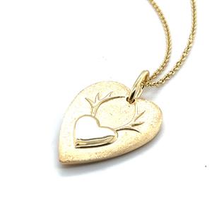 Juwelier Schell 172861 Cuckoowelen Anhänger Doppelherz vergoldet 162816 G