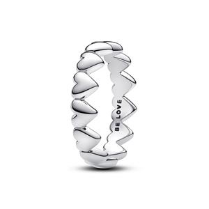 Juwelier Schell 175180 Pandora Ring Herzreihe 193427C00-56