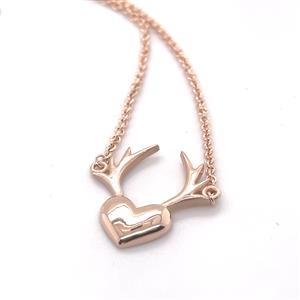 Cuckoowelen Collier Hirschherz groß – Bild 3