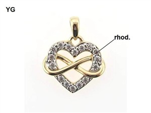Juwelier Schell 175606 B. Mayer Anhänger Herz & Unendlichkeitszeichen 910410P