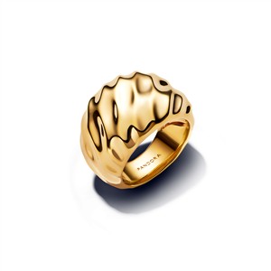 Juwelier Schell 177628 Pandora Ring mit Wellenstruktur Breit 163884C00-54