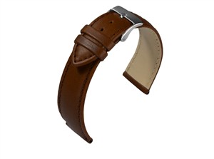 Juwelier Schell 161529 Eulit Uhrenband Taurus Rotbraun/Silber 342616252