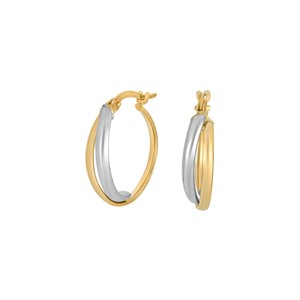 Juwelier Schell 178956 Siersbøl Creolen Bicolor 30821800300