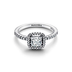 Pandora Ring Funkelnder Kranz Quadratisch – Bild 2