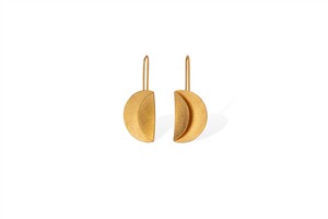 Juwelier Schell 179497 Zaremski Ohrhänger Gefalteter Kreis Mittel K1666