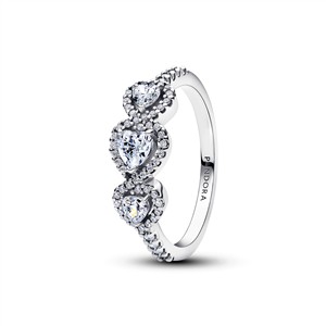 Juwelier Schell 179673 Pandora Ring Drei Herzen 194413C01-52