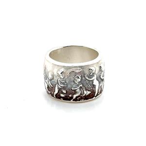 Juwelier Schell 180189 B. Haas Ring Engel 15mm 1007 AG L
