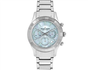 Juwelier Schell 180257 Jacques Lemans Armbanduhr Venice Hellblau/Silber 1-2151K