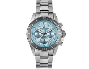 Juwelier Schell 180262 Jacques Lemans Armbanduhr Liverpool Diver Hellblau/Silber 1-2206K