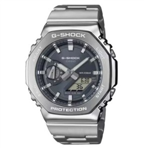 Juwelier Schell 180337 Casio Armbanduhr G-Shock Classic GM-2100 Series Grau GM-2110D-8AER