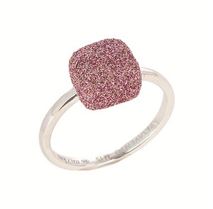 Juwelier Schell 180345 Pesavento Ring Shiny Silber + Polvere Rosa Tokyo | Polvere di Sogni Colorata WPSCA108/14