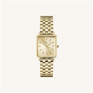 Juwelier Schell 180377 Rosefield Armbanduhr Boxy XS Champagne QCGSG-Q048