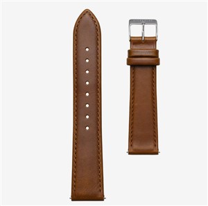 Juwelier Schell 180399 Sternglas Uhrenband Oxford 20 Sattelbraun S03-OX01