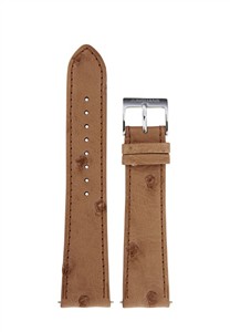 Juwelier Schell 180402 Junghans Uhrenband Straußenleder Braun 420506933