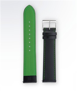 Juwelier Schell 180403 Junghans Uhrenband Schwarz/Grün 420506579