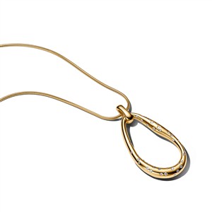 Juwelier Schell 180423 Pandora Kette mit Anhänger Organisch Groß 364667C01-90