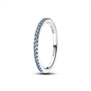 Juwelier Schell 180408 Pandora Memoryring Aquamarinblau 192999C03-52