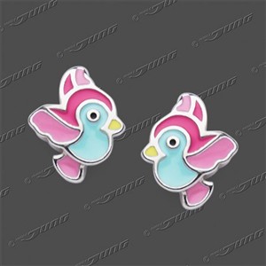 Juwelier Schell 180492 Jung Ohrstecker Bunte Vögelchen 10-0608