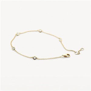 Blush Armband mit Steine in glatter Fassung – Bild 2