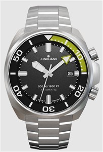 Juwelier Schell 180507 Junghans Armbanduhr Aquaris Diver Grün mit Kautschuk-Wechselband 27426744