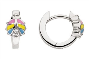 Juwelier Schell 180601 FSK Scharniercreolen Bunter Käfer 91516-01-003