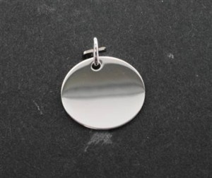 Juwelier Schell 180655 Wilhelm Müller Anhänger Gravurplatte 14mm Rund 645659019