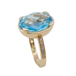 Juwelier Schell 180718 Wilhelm Müller Ring Blautopas 165664056