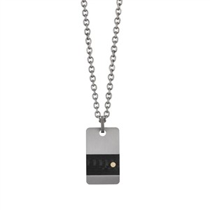 Juwelier Schell 180746 TeNo Kette mit Tag-Anhänger 70432/552/002/7251