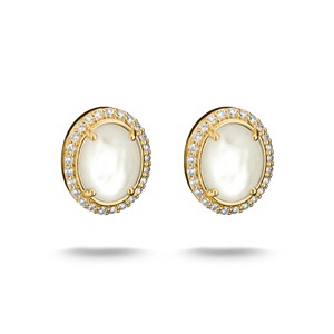 Juwelier Schell 180756 Thomas Sabo Ohrstecker Oval mit Perlmutt H2354-M01-14