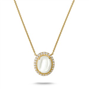 Juwelier Schell 180757 Thomas Sabo Kette mit Anhänger Oval mit Perlmutt KE2379-M01-14-L50V