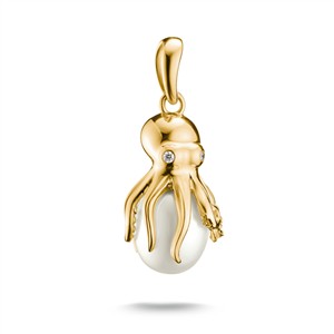 Juwelier Schell 180759 Thomas Sabo Anhänger Oktopus mit Perle PE1010-M01-14