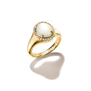 Juwelier Schell 180760 Thomas Sabo Ring Oval mit Perlmutt TR2542-M01-14-54