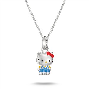 Juwelier Schell 180786 Thomas Sabo Kette mit Anhänger Hello Kitty mit Latzhose KE2389-M06-7-L45V