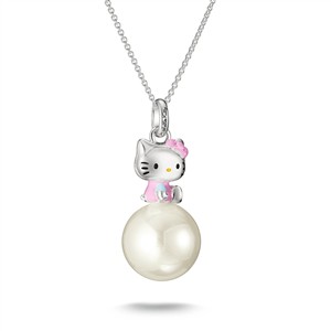 Juwelier Schell 180787 Thomas Sabo Kette mit Anhänger Hello Kitty auf Perle KE2391-M06-7-L50V