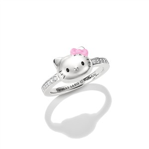 Juwelier Schell 180789 Thomas Sabo Ring Hello Kitty mit pinker Schleife TR2549-M06-14-54
