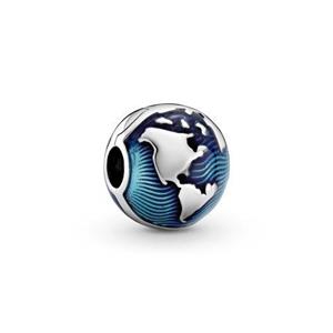 Juwelier Schell 163232 Pandora Moments Clip Blauer Globus 799429C01